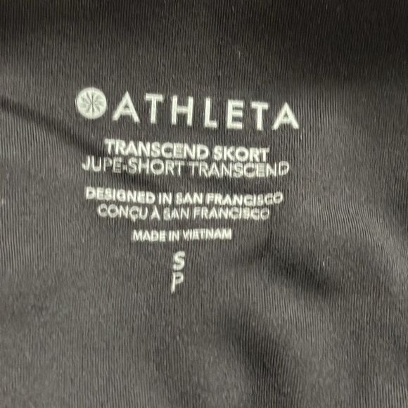 Athleta Black Transcend Skort Pencil Skirt Size SP - Picture 7 of 11